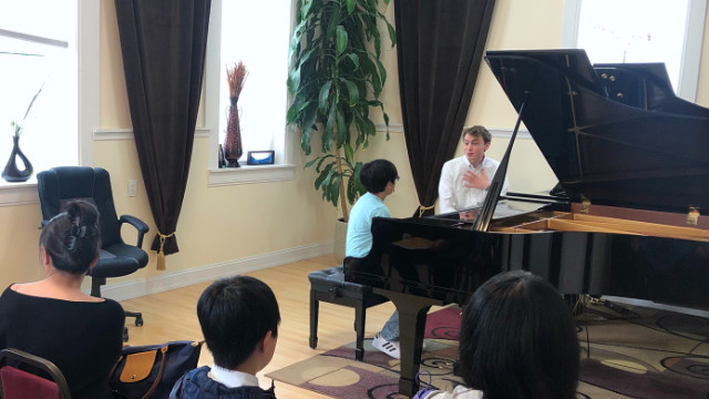 A young professional demonstrating a favorable music teaching career outlook